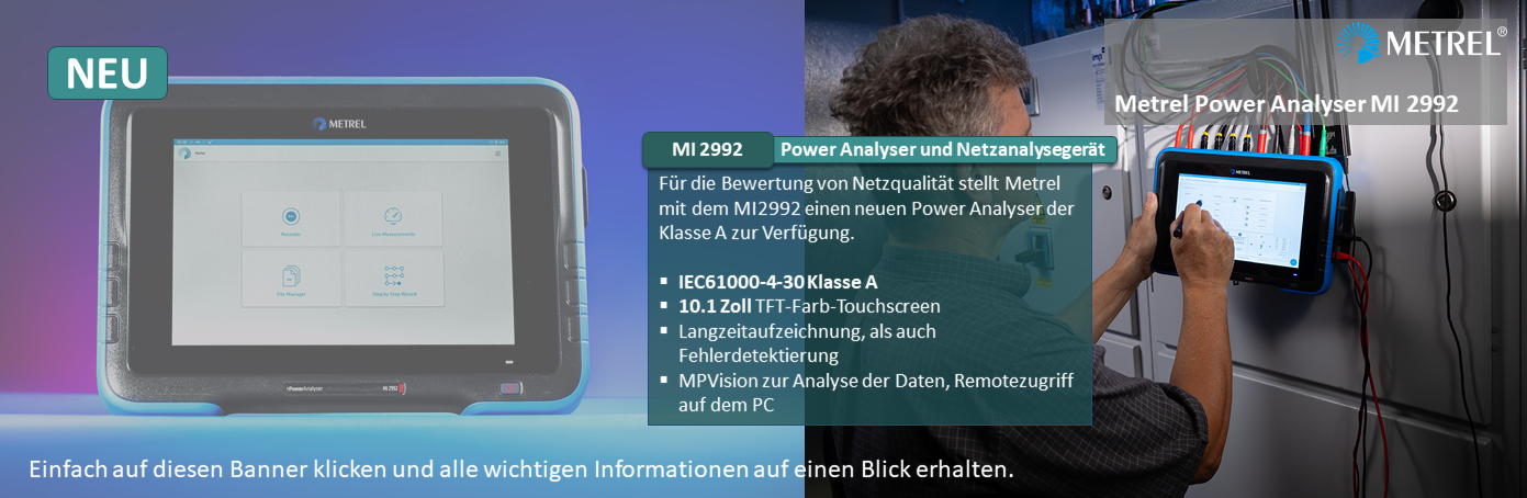 Metrel MI 2992 NETZANALYSEGER�T