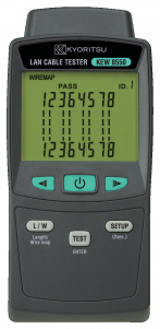 Kyoritsu KEW-8550 LAN-Kabeltester  Wiremap, Kabellngenmessung bis 255m, CAT6A-kompatibel
