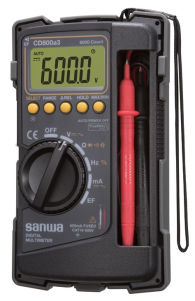 Sanwa CD800A2 / CD800A3 True RMS Digitalmultimeter - CAT IV 600V mit 6000 Counts